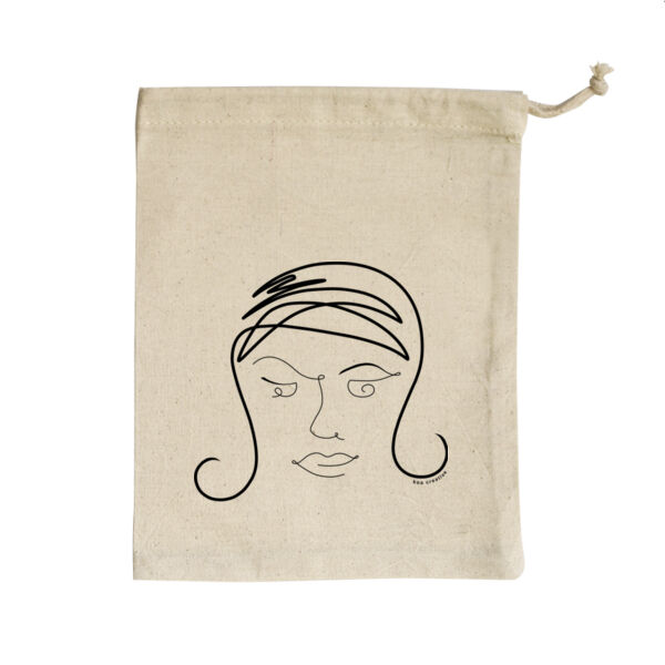 The 60's Flip - Small Calico Bag - Black Print Thumbnail