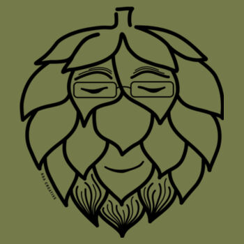 Mr Hops - Mens Staple T shirt - Black Print Design