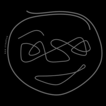 Putting On My Happy Face - Womens Maple Organic Tee - Grey Print Design