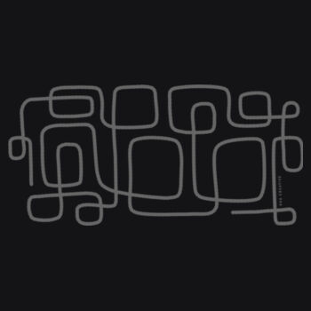 Looped - Mens Staple T shirt - Grey Print Design