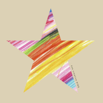 Rainbow Range - Shine Bright Little Star - Medium Calico Bag Design