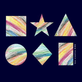 Rainbow Range - I Love Shapes - Kids/Youth Tee Design