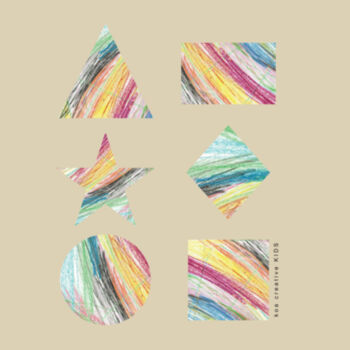 Rainbow Range - I Love Shapes - Small Calico Bag Design